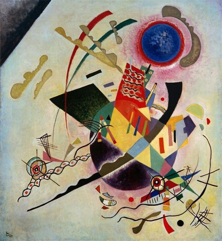 Blue Circle 1922 Wassily Kandinsky Abstract Oil Painting